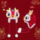 Knitted Tiger Head Hat Chinese Style Winter Gift-video