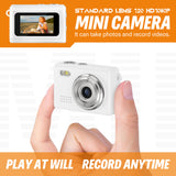 Mini Camera for Teens – Compact 1080P HD Video Recorder with Screen & Flashlight